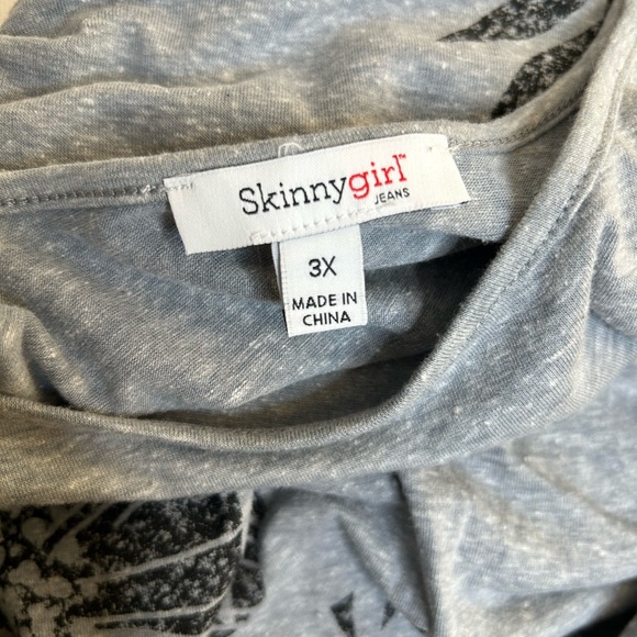 NWOT - Skinny Girl Jean Dress- Color Gray- Size 3X - Picture 3 of 4